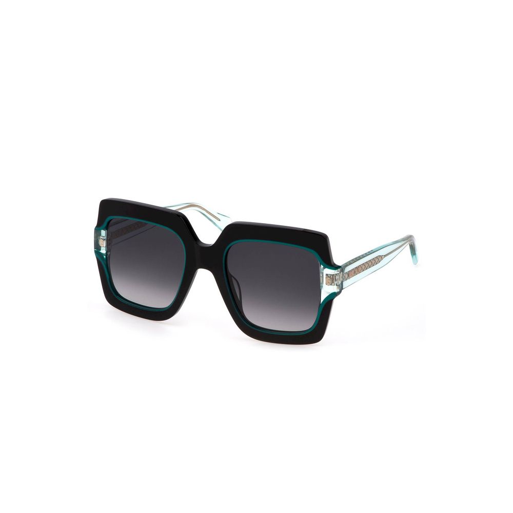 Just Cavalli Schwarze Plastiksonnenbrille