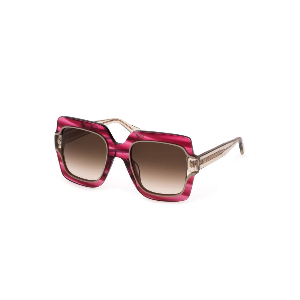 Just Cavalli Rote Plastiksonnenbrille
