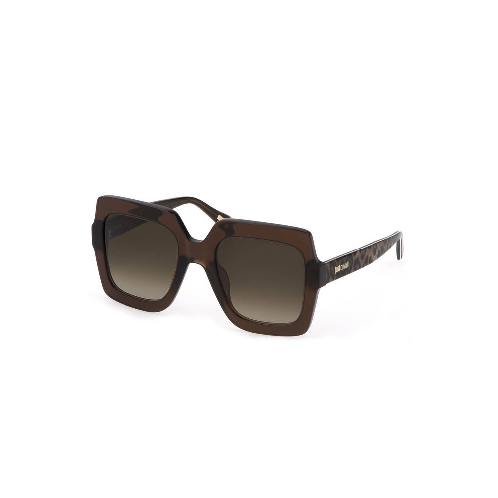 Just Cavalli Braune Plastiksonnenbrille