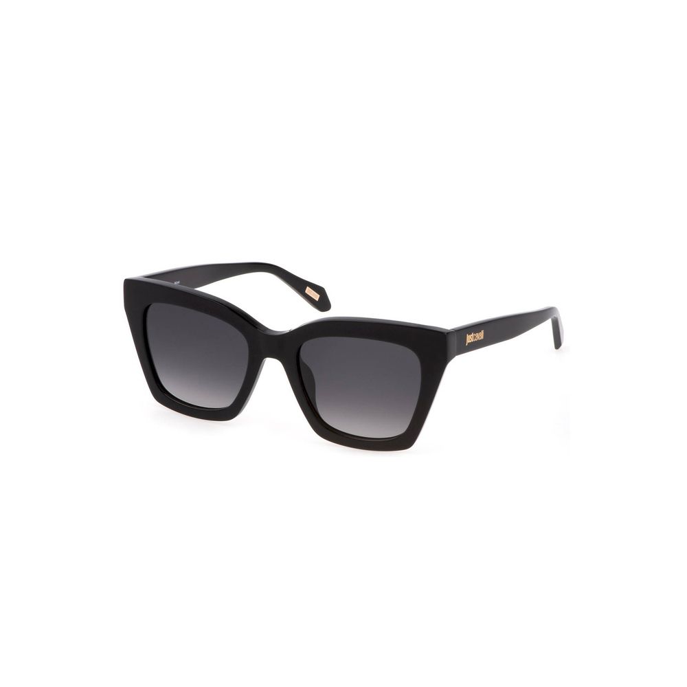 Just Cavalli Schwarze Plastiksonnenbrille
