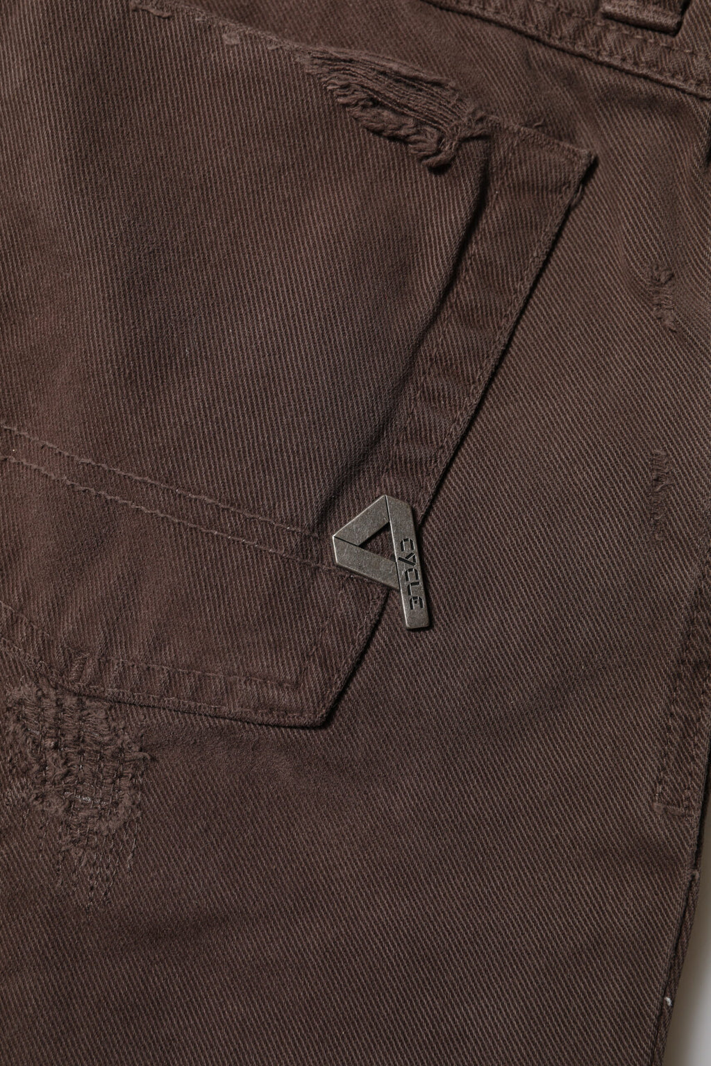 CYCLE Braun Baumwolle Niedrige Taille Skinny Casual Jeans