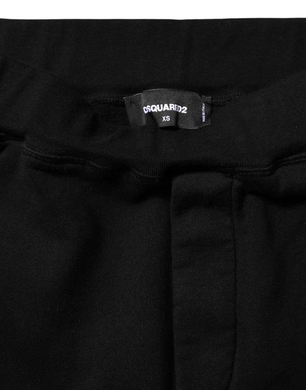 Dsquared² Zwart Rode Katoenen Joggingbroek met Rechte Pijpen