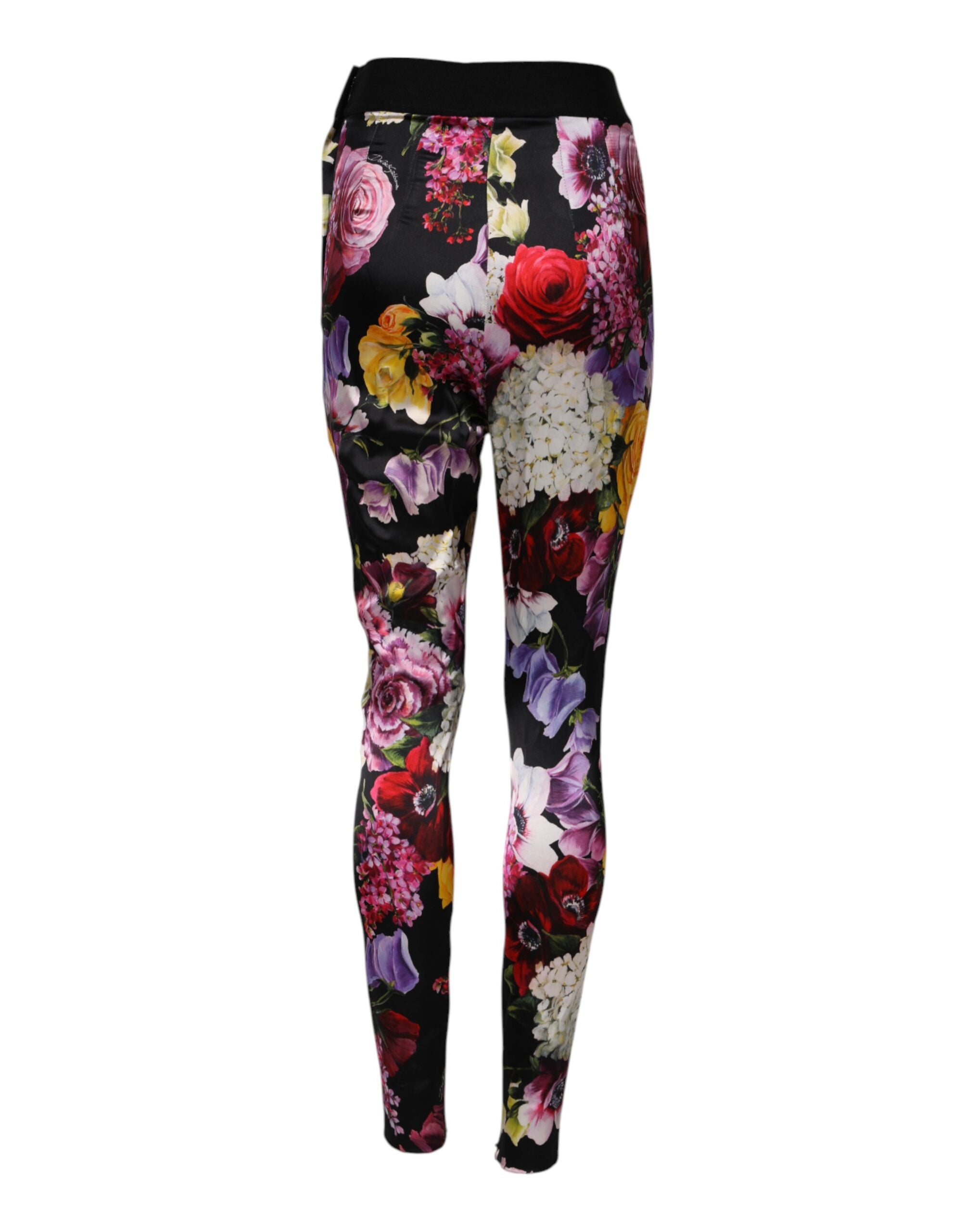 Dolce & Gabbana Multicolor Floral Legging Stretch Taille Hose