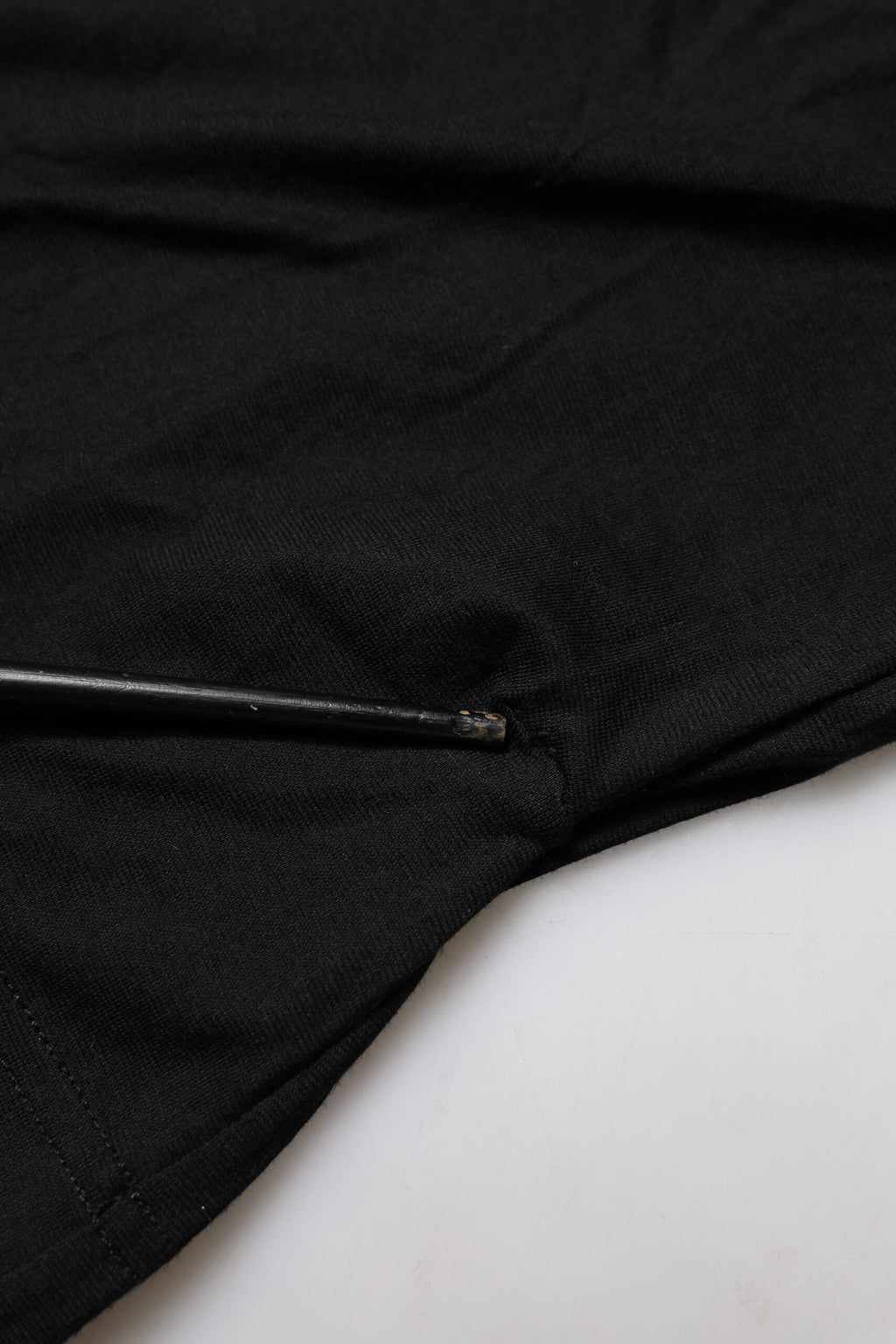 Dolce & Gabbana Schwarzes Baumwoll-T-Shirt mit kurzen Ärmeln und Rundhalsausschnitt