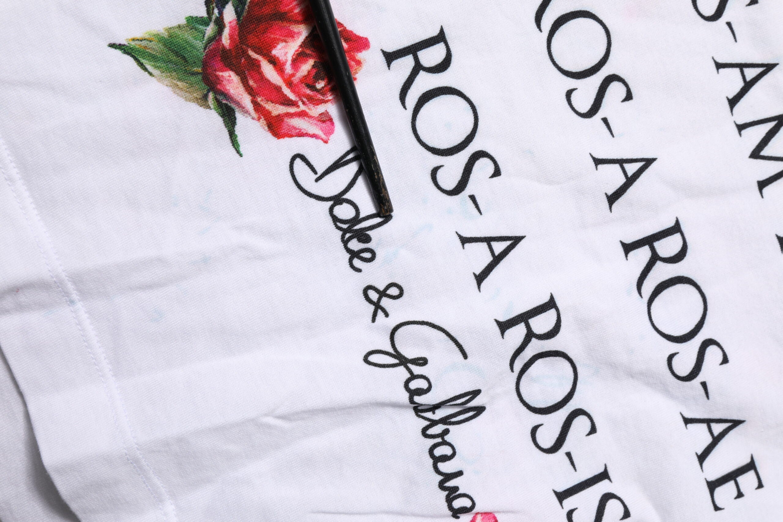 Dolce & Gabbana Weißes ärmelloses Top aus Baumwolle mit Rundhalsausschnitt