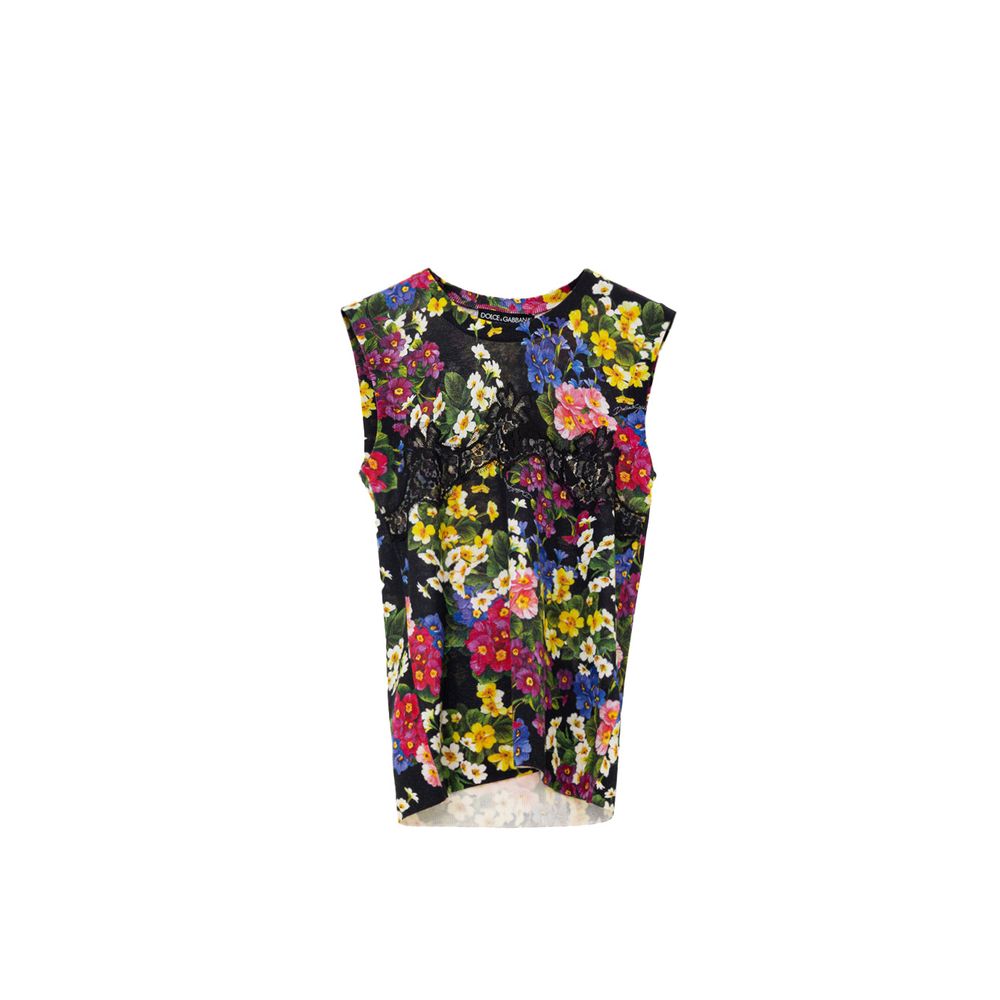 Dolce & Gabbana Schwarzes Kaschmir-Top