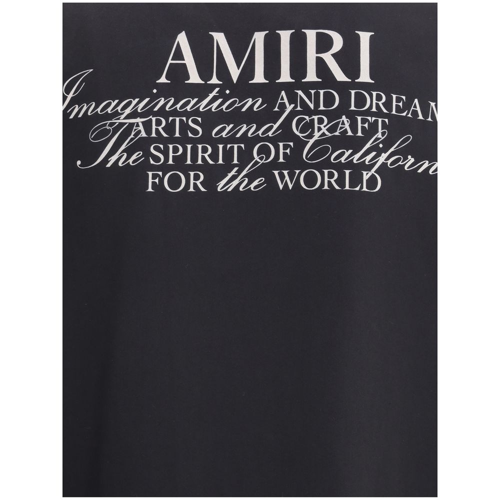 Amiri Schwarzes Modales Kurzarmshirt