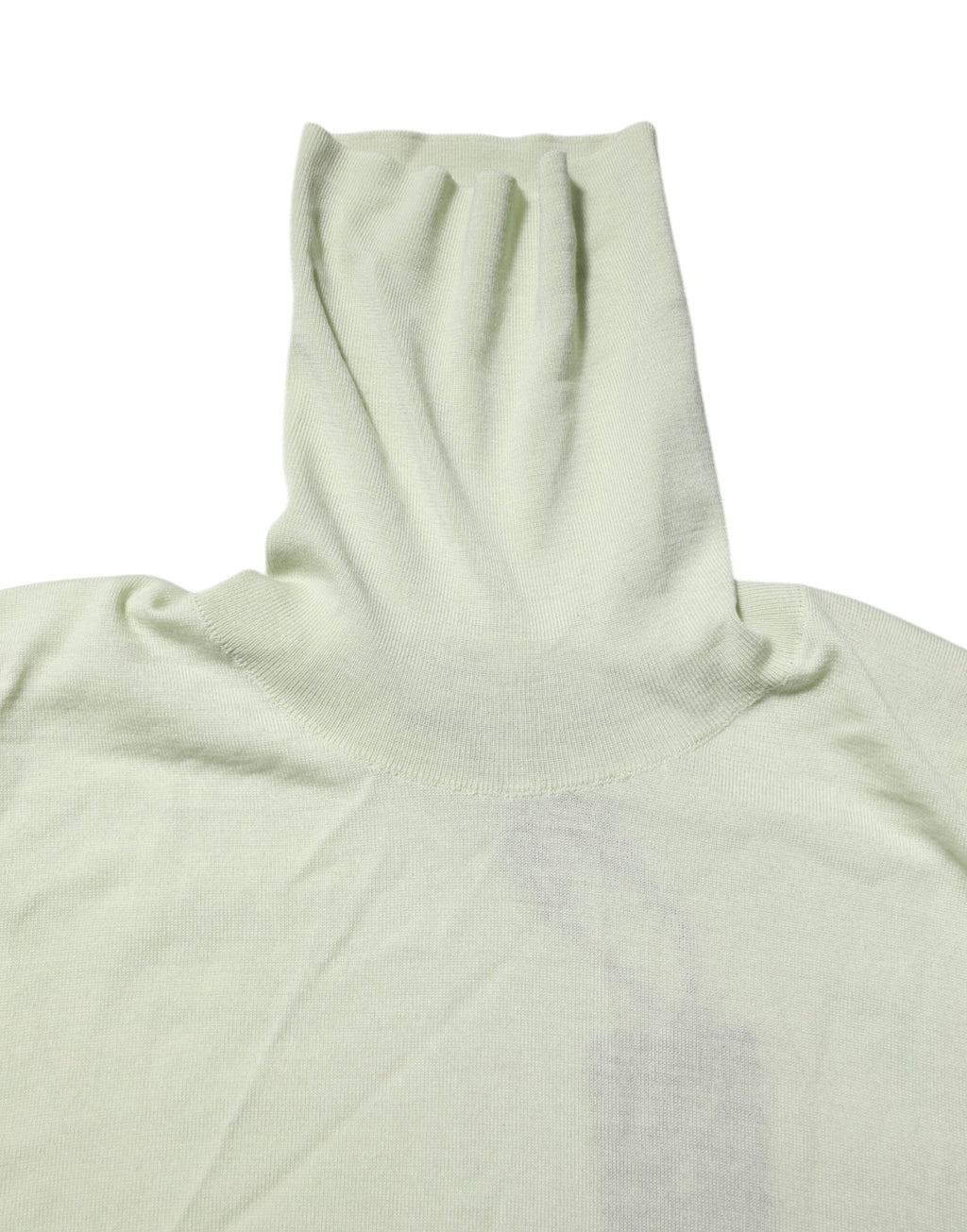 Dolce & Gabbana Rollkragenpullover aus Wolle in Mintgrün