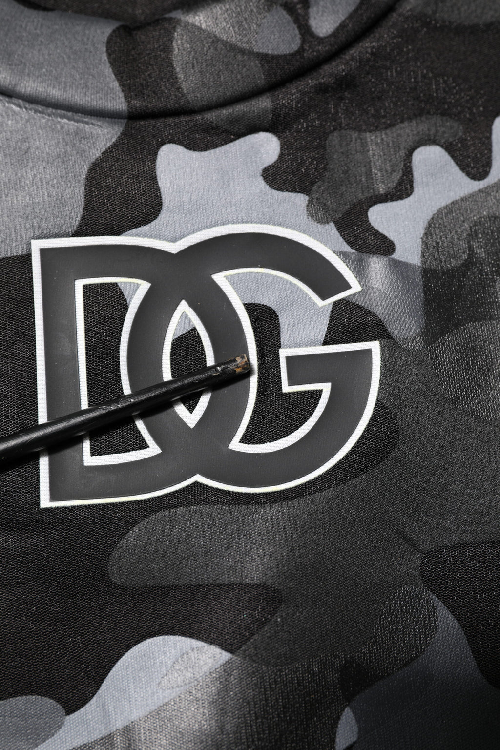 Dolce & Gabbana Schwarzer Camouflage-Pullover Sweatshirt Pullover