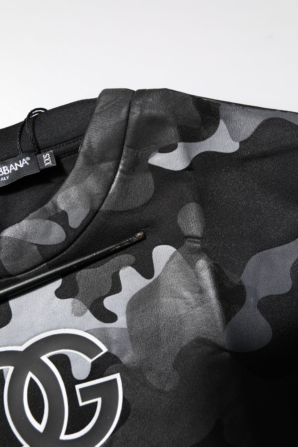 Dolce & Gabbana Schwarzer Camouflage-Pullover Sweatshirt Pullover