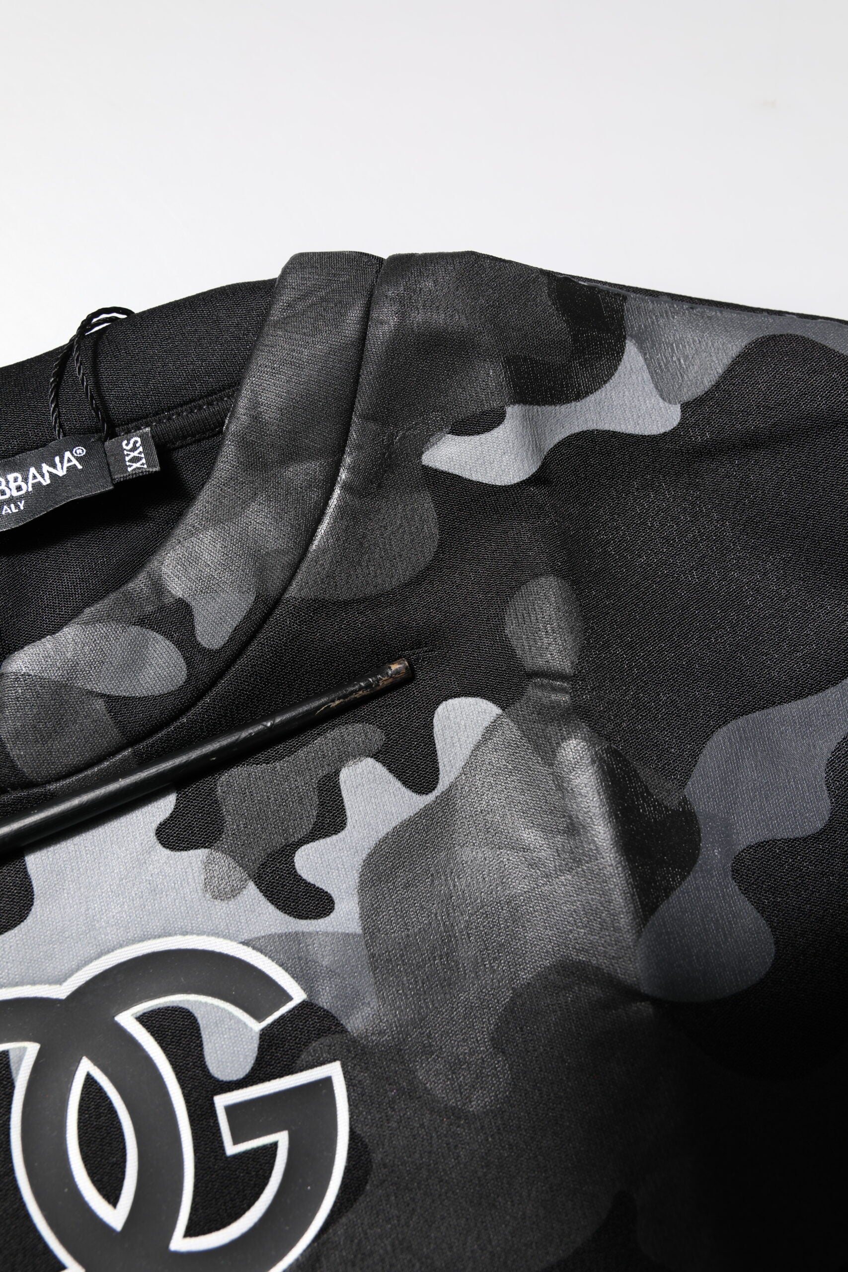 Dolce & Gabbana Schwarzer Camouflage-Pullover Sweatshirt Pullover