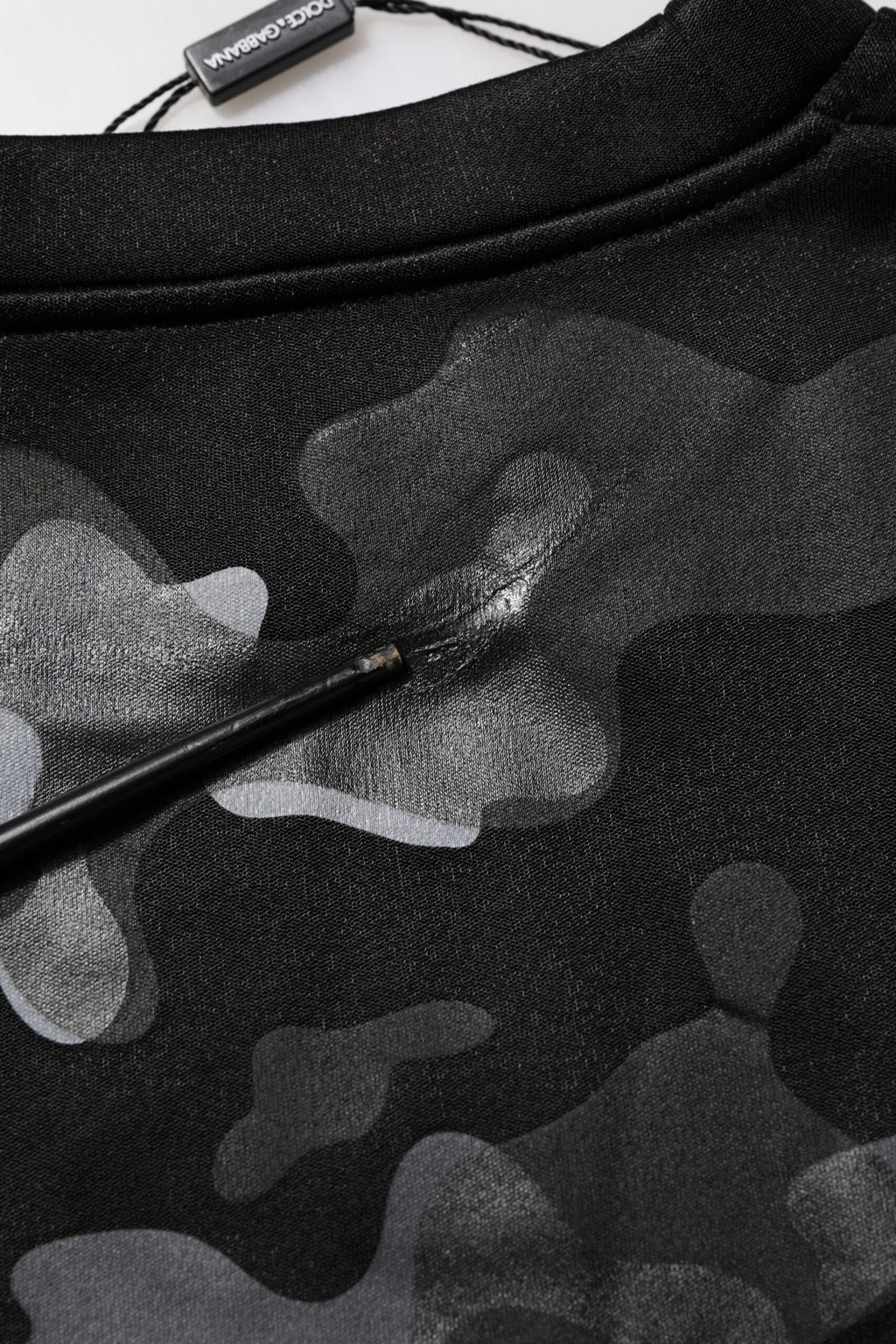 Dolce & Gabbana Schwarzer Camouflage-Pullover Sweatshirt Pullover