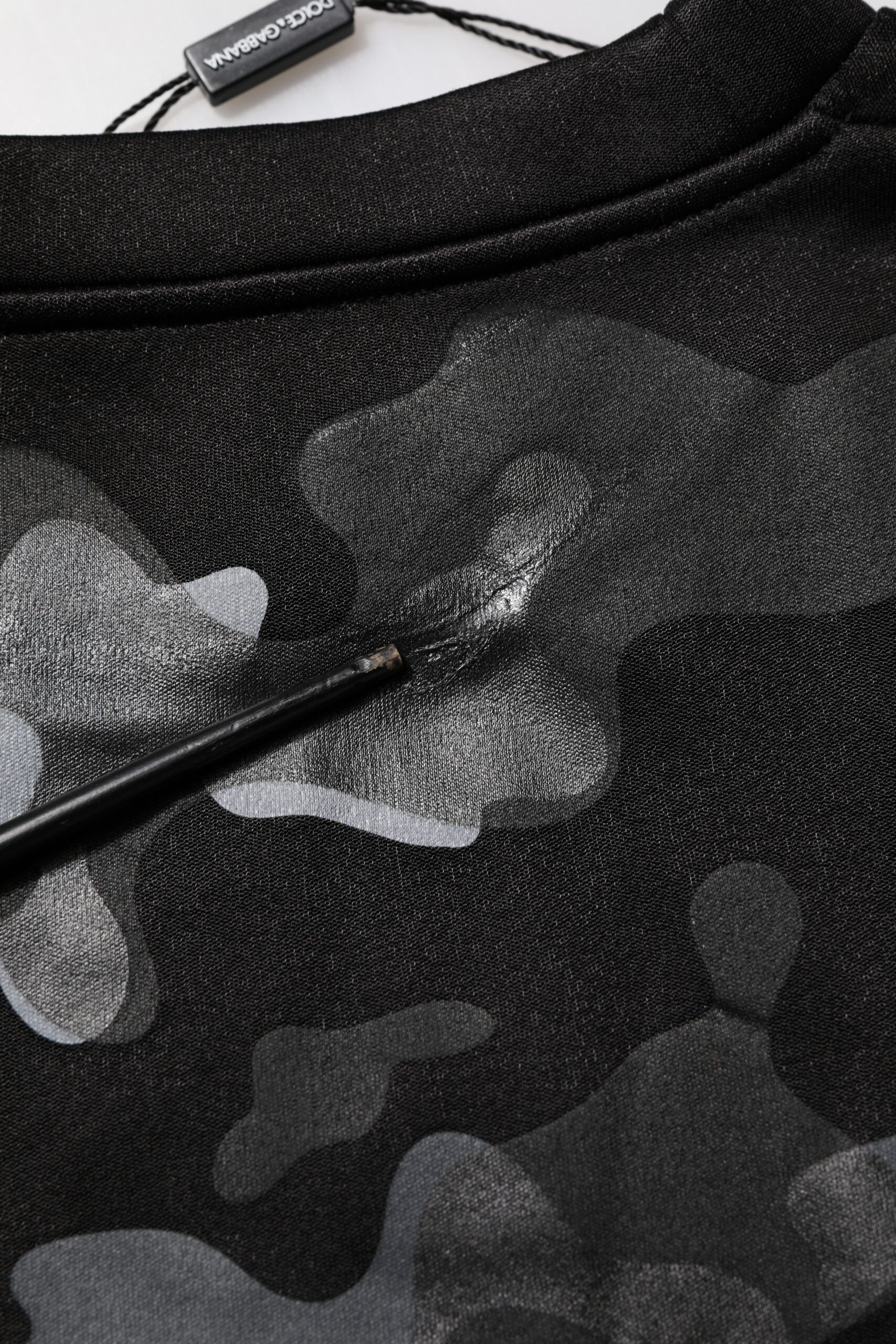 Dolce & Gabbana Schwarzer Camouflage-Pullover Sweatshirt Pullover