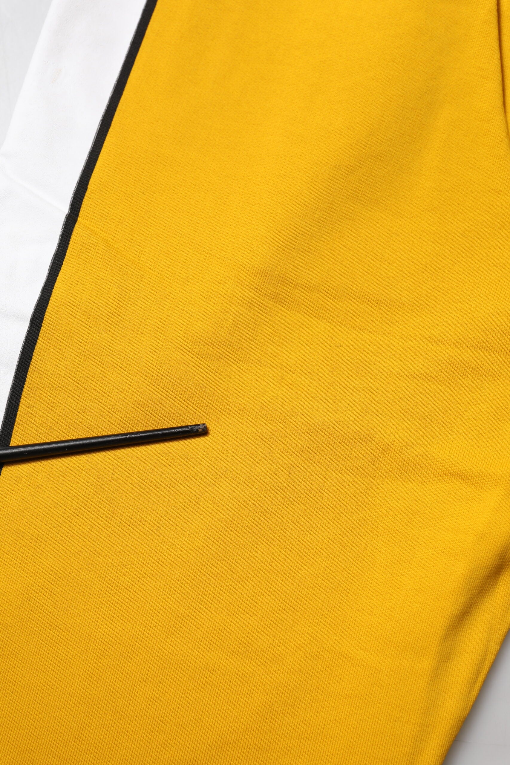 Dolce & Gabbana Gelbe Baumwoll-Sweatpant-Jogger-Hose