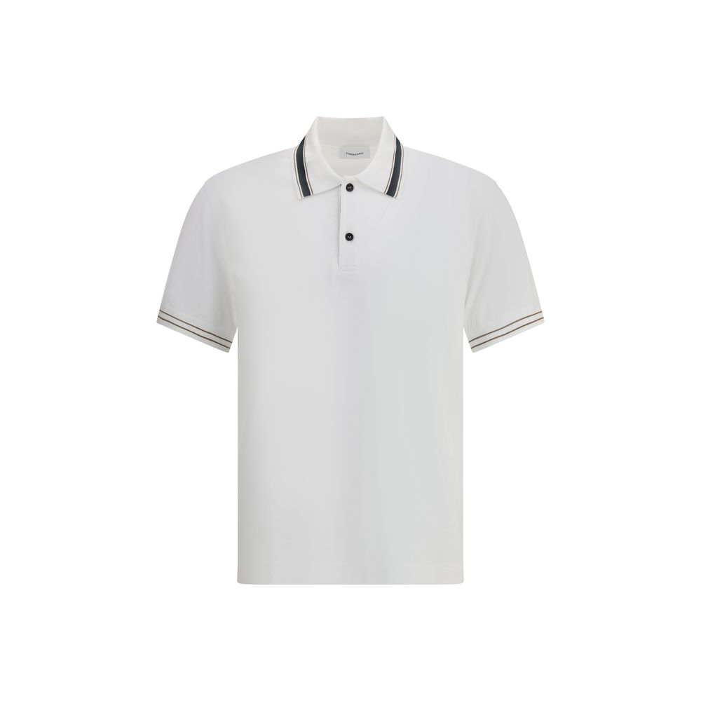 Ferragamo Polohemd mit Logo