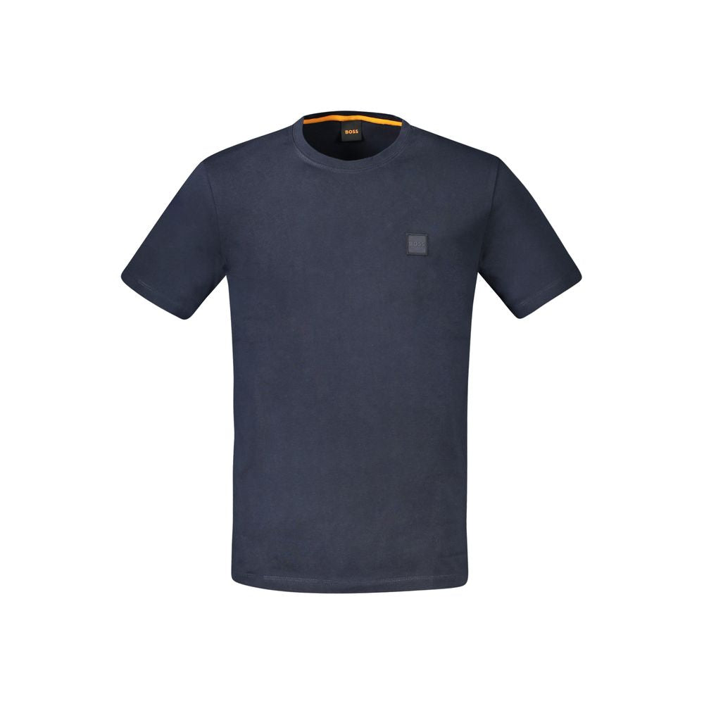 Hugo Boss Blau Baumwolle Männer T-Shirt