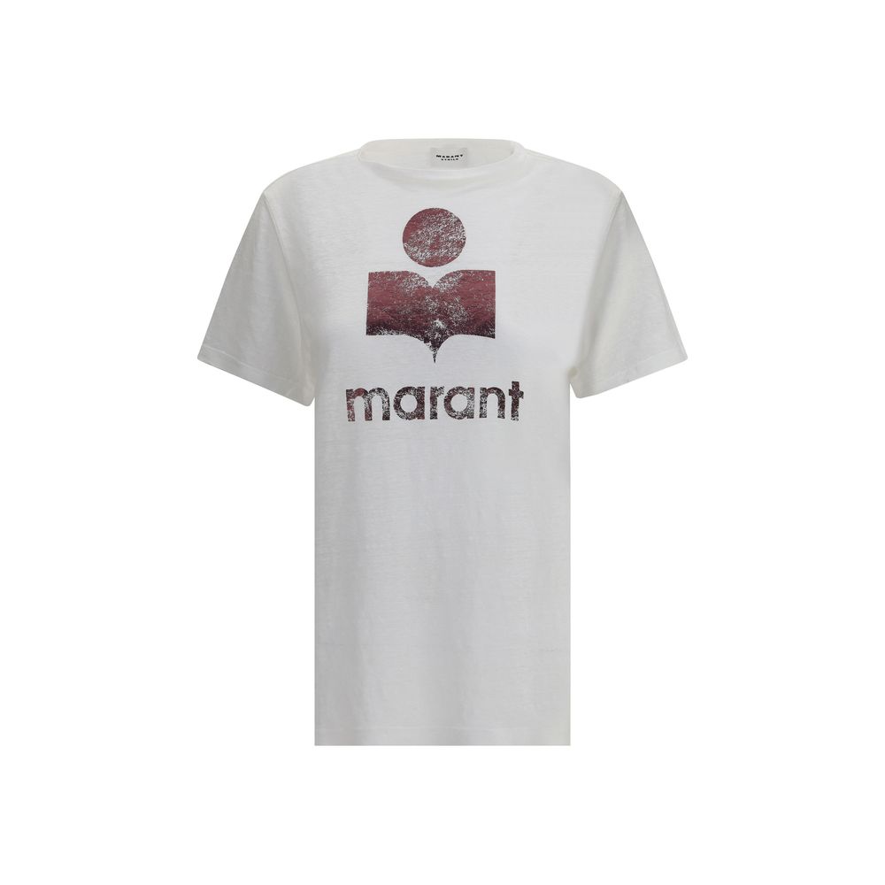 Marant Etoile Weißes Leinen-T-Shirt