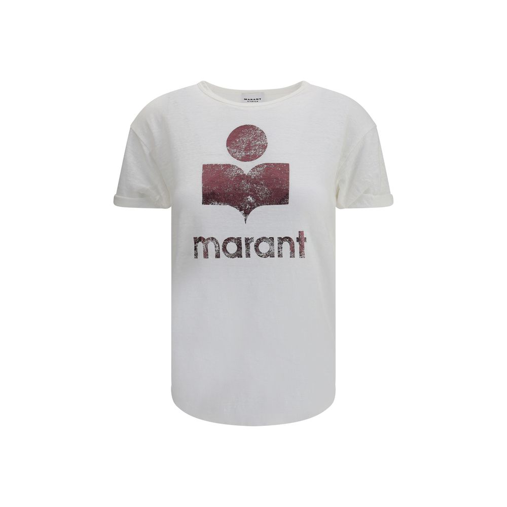 Marant Etoile Weißes Leinen-T-Shirt
