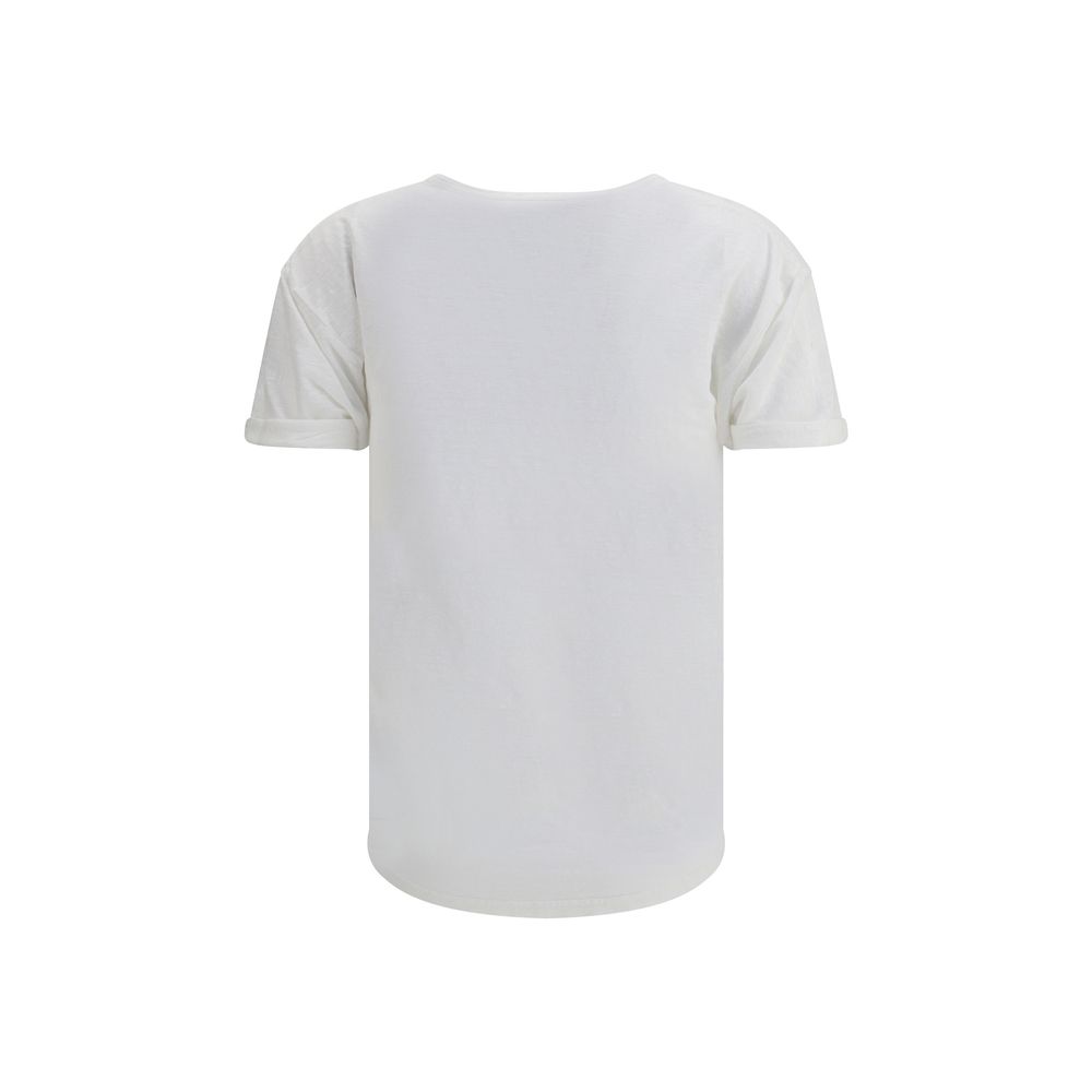 Marant Etoile Weißes Leinen-T-Shirt