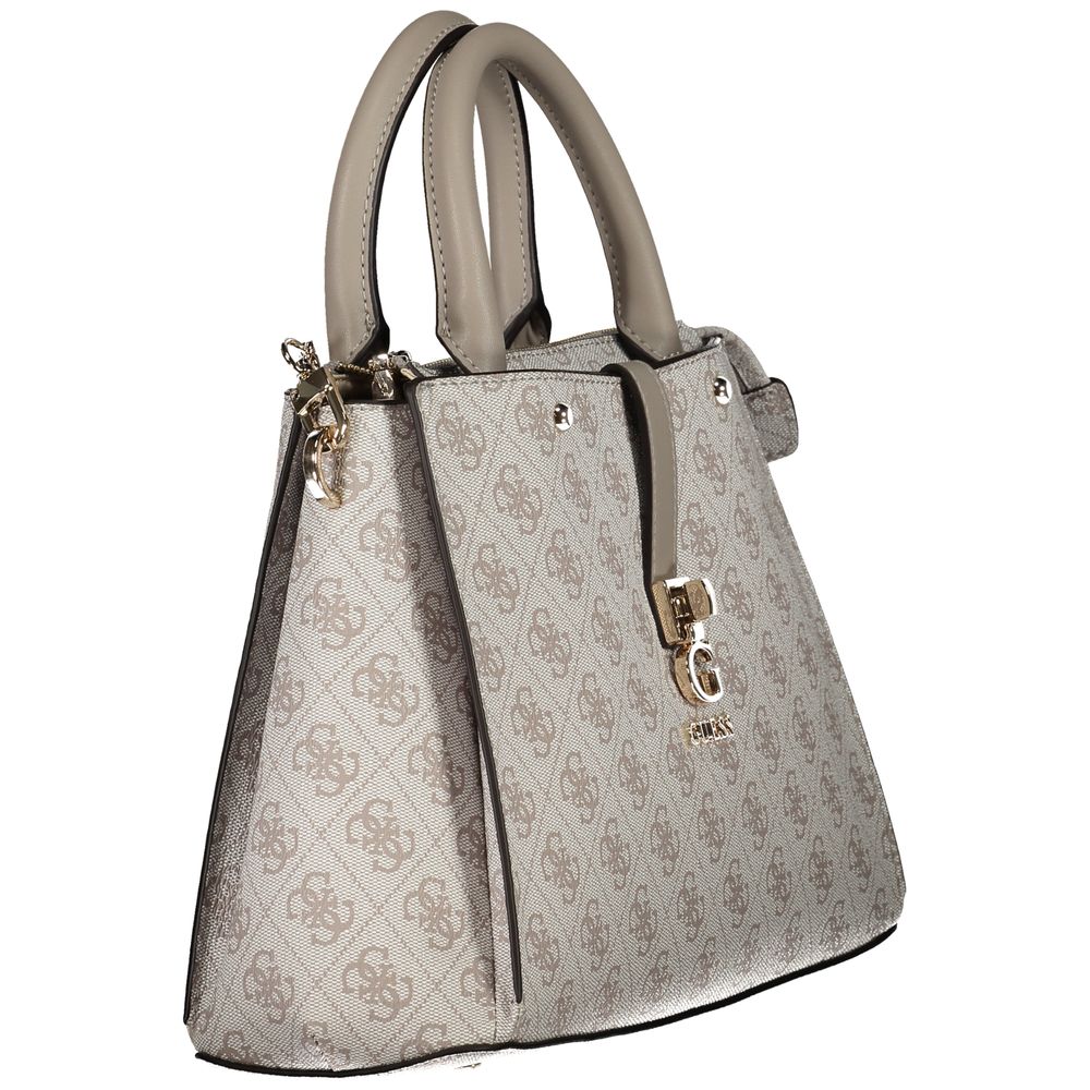 Guess Jeans Graue Polyethylen-Handtasche