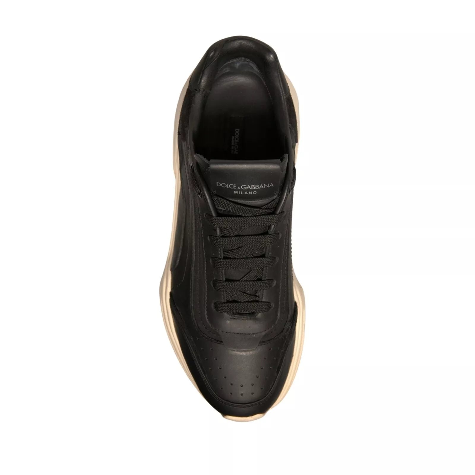 Dolce & Gabbana Schwarz Weiß Daymaster Low Top Sneaker Schuh