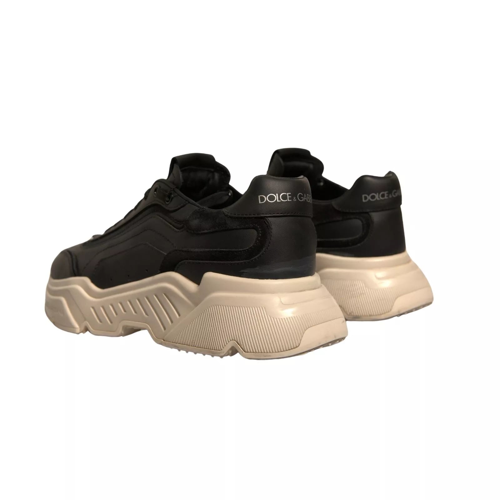 Dolce & Gabbana Schwarz Weiß Daymaster Low Top Sneaker Schuh