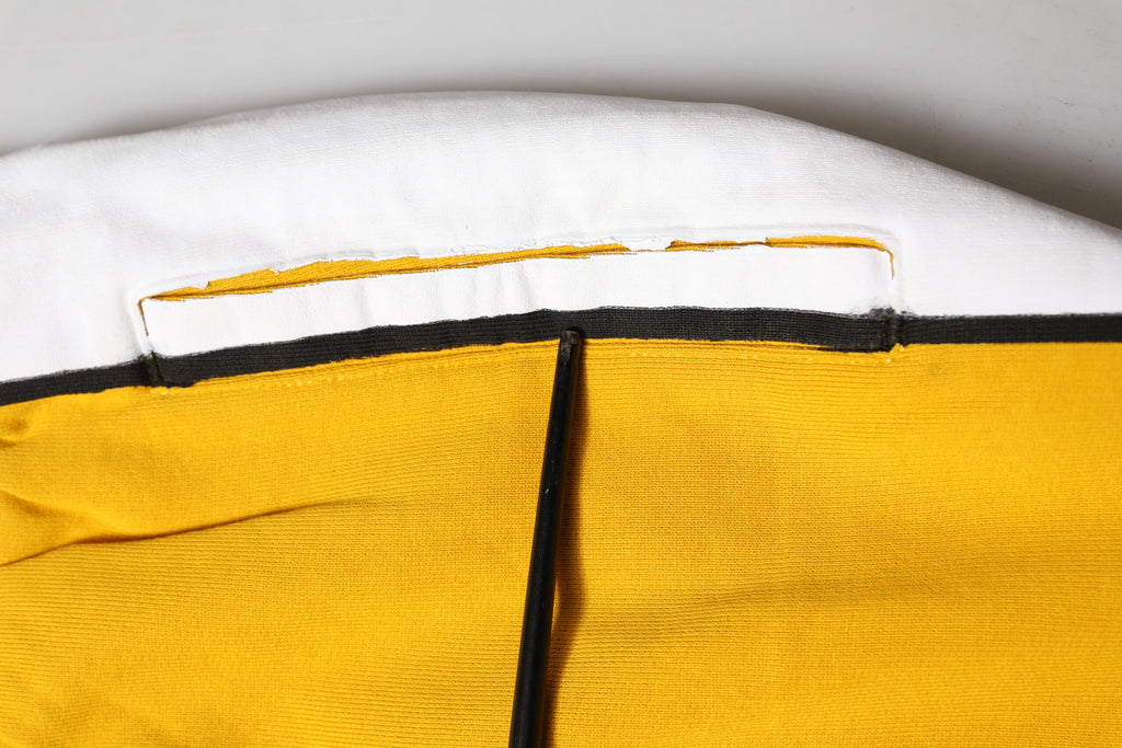 Dolce & Gabbana Gelbe Baumwoll-Sweatpants Jogger-Hose