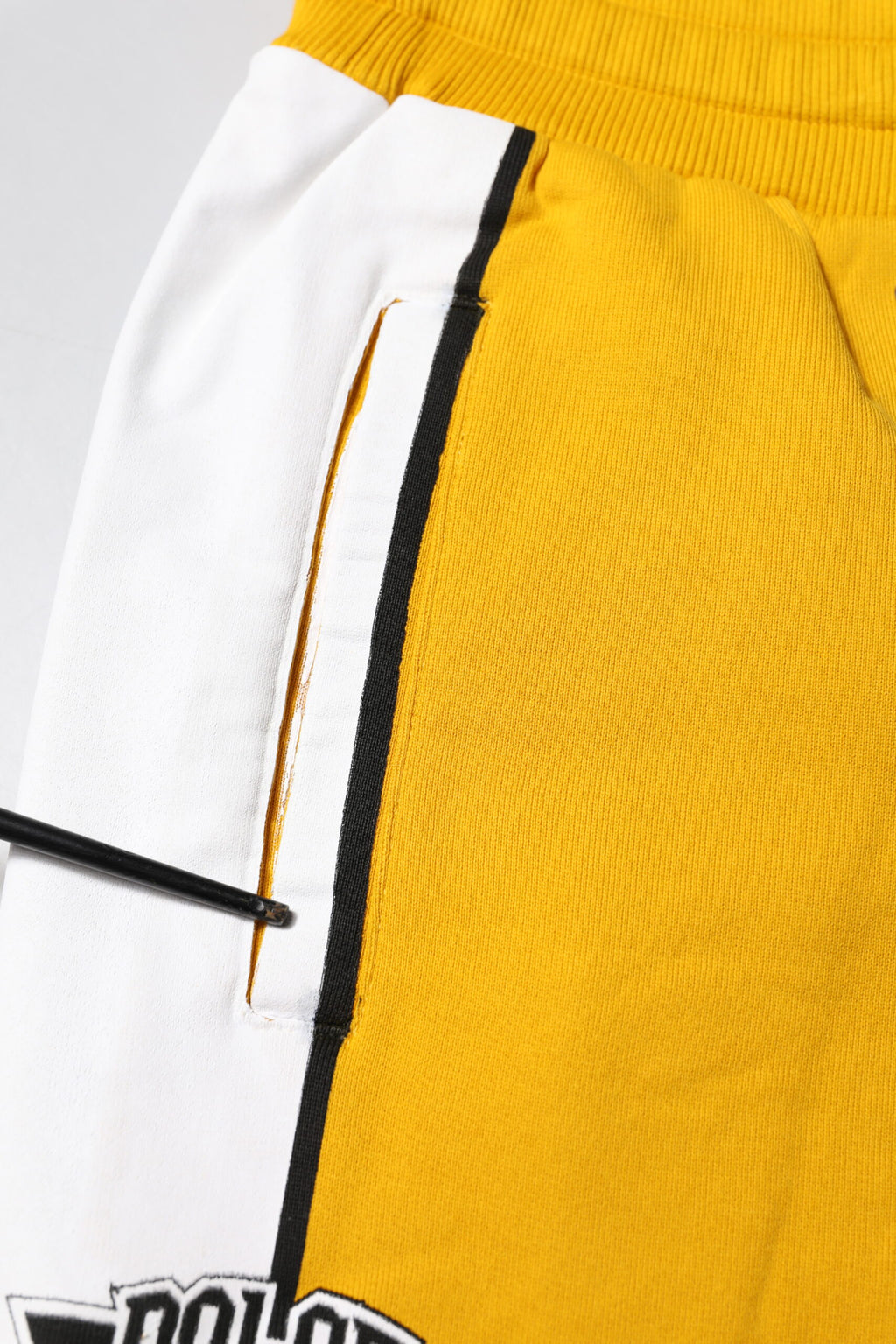 Dolce & Gabbana Gelbe Baumwoll-Sweatpants Jogger-Hose