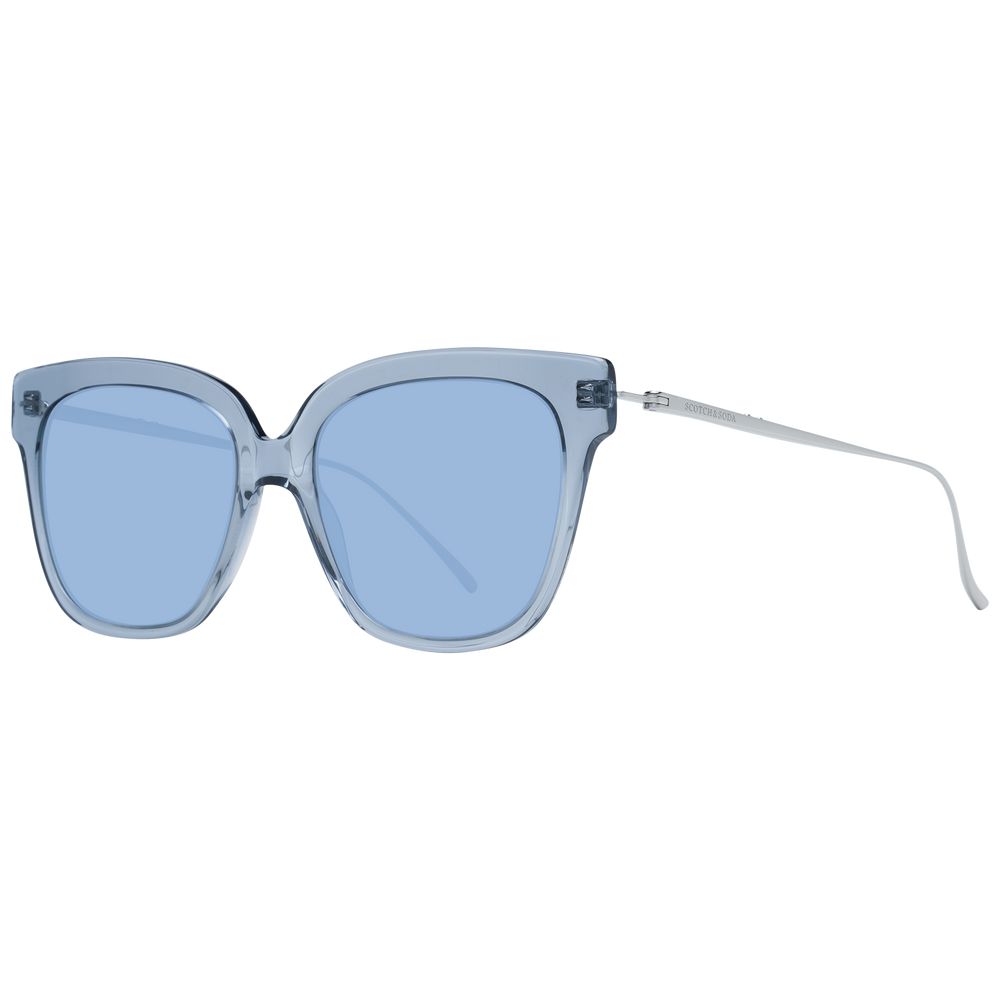 Scotch & Soda Blaue Sonnenbrille aus Acetat