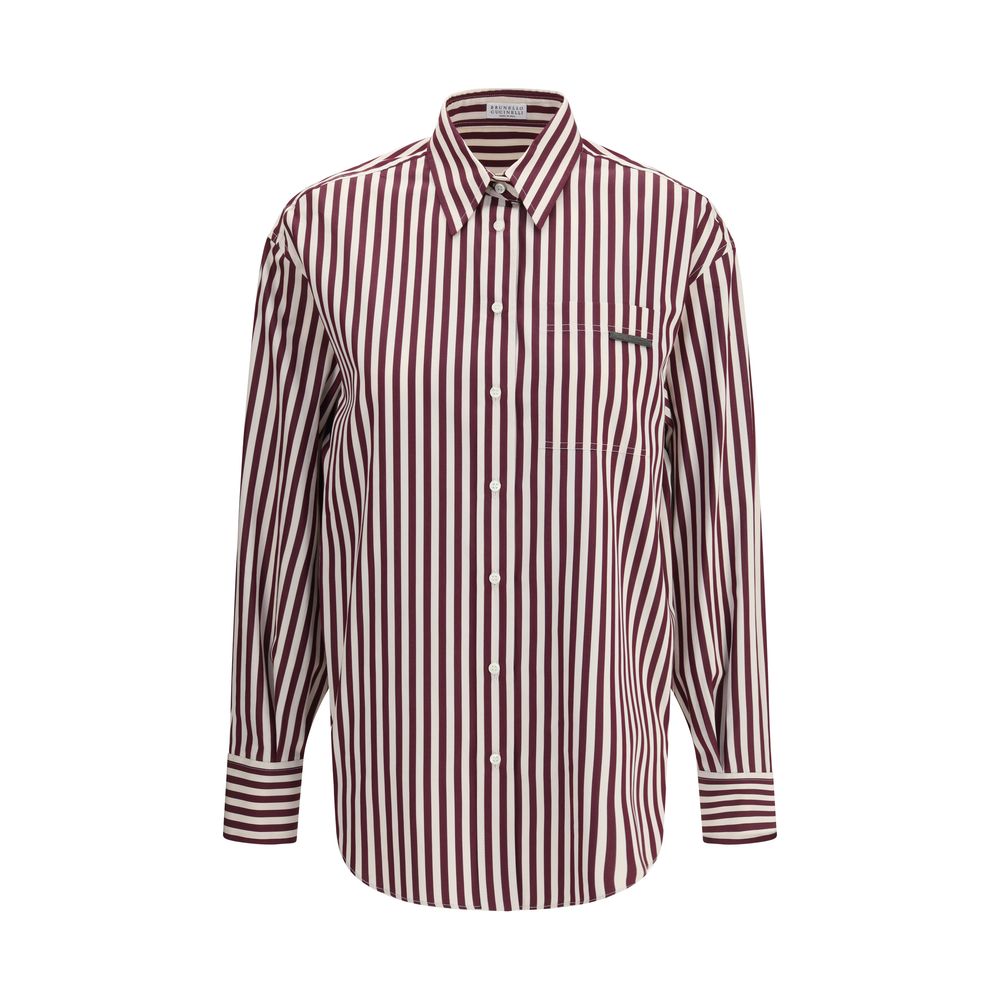 Brunello Cucinelli Gestreiftes Hemd