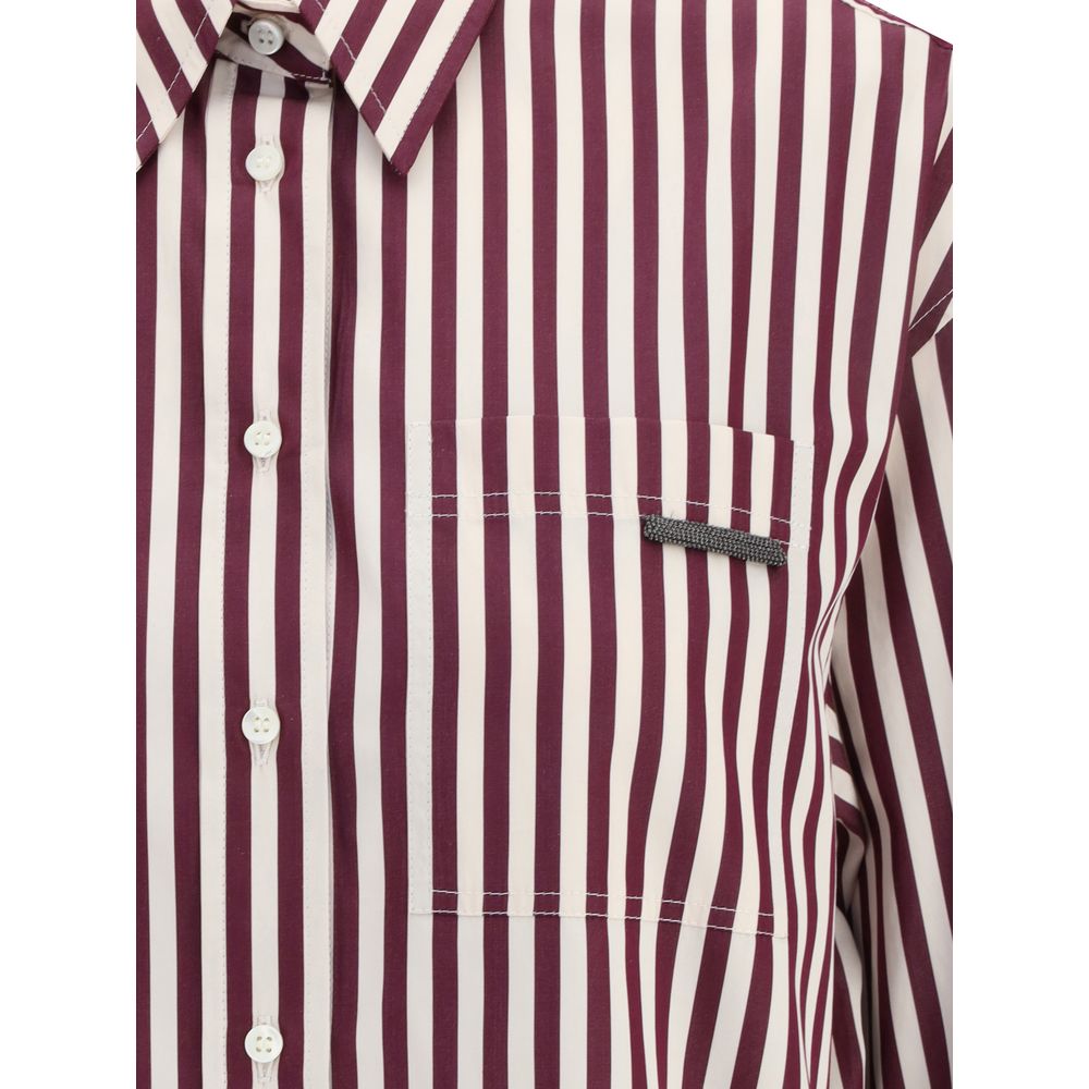 Brunello Cucinelli Gestreiftes Hemd