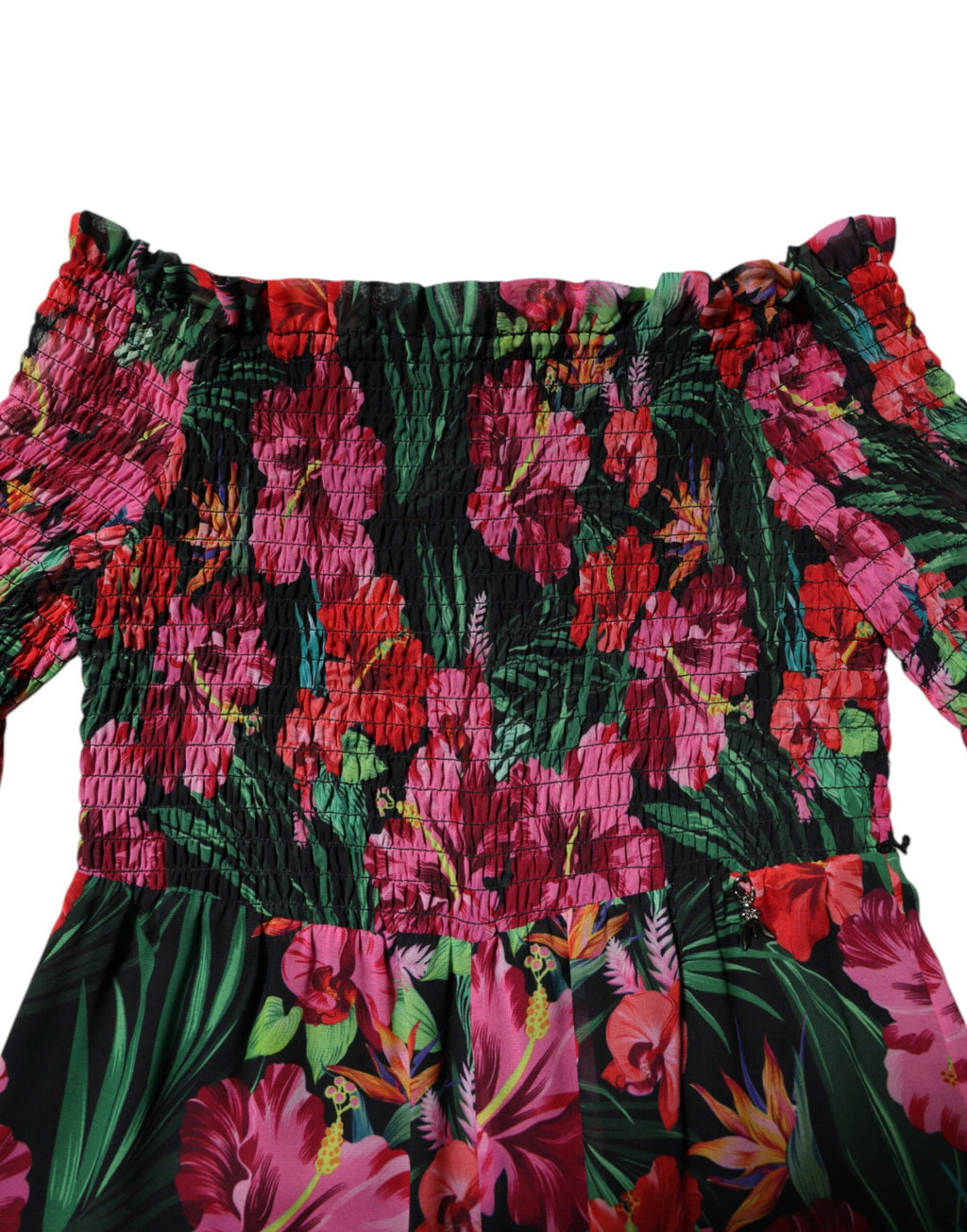 Patrizia Pepe Mehrfarbiger Overall mit Blumendruck Jumpsuit Kleid