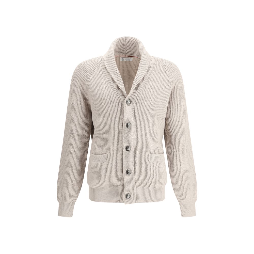Brunello Cucinelli Gerippte Strickjacke