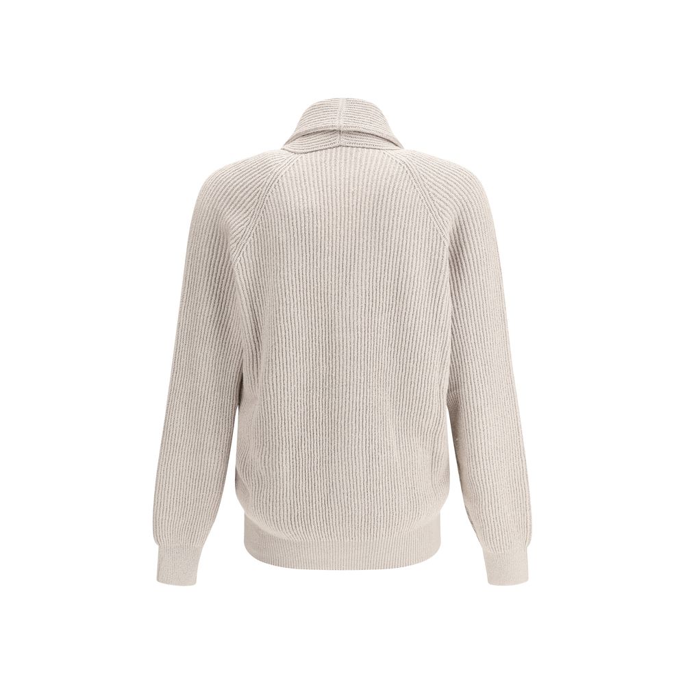 Brunello Cucinelli Gerippte Strickjacke