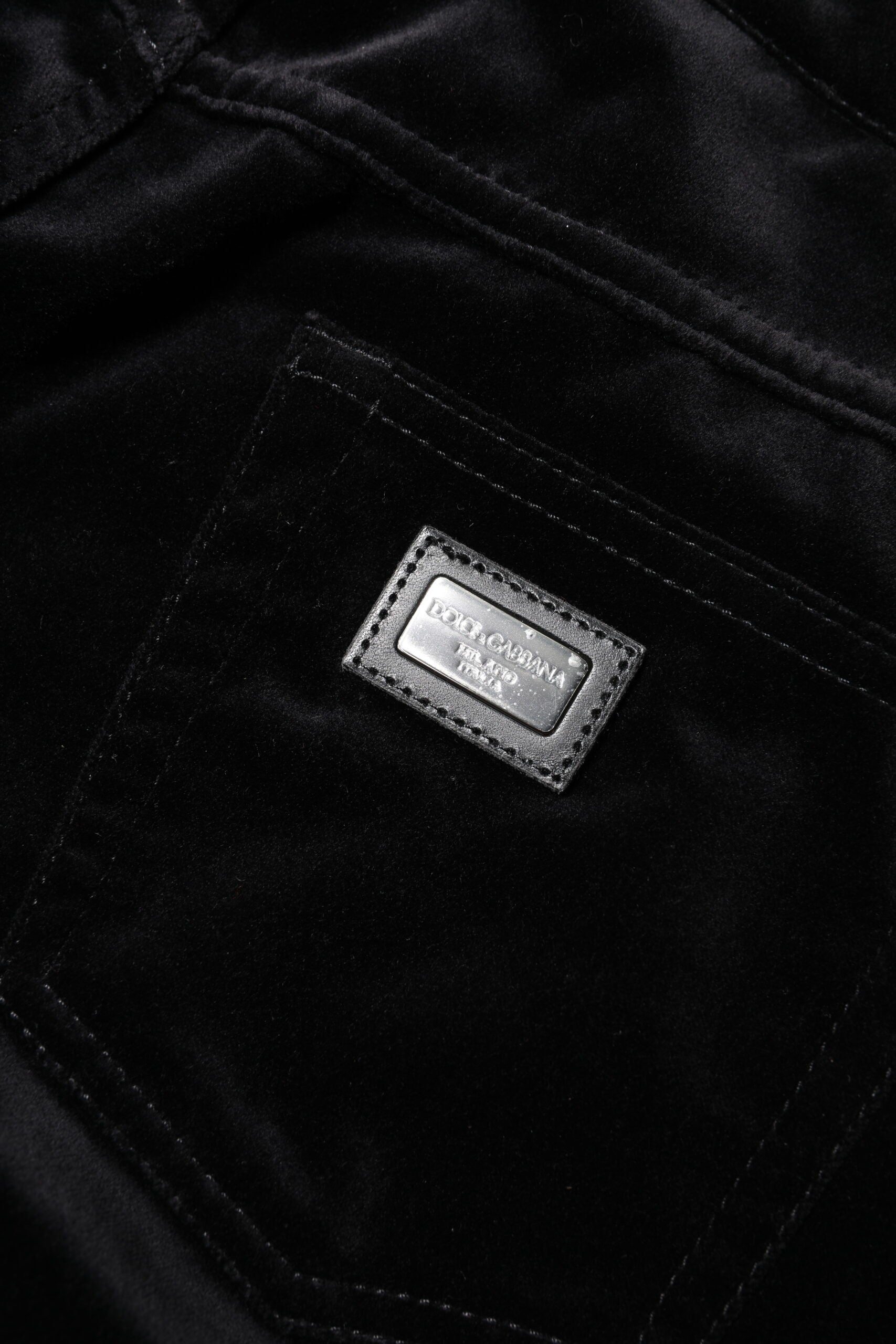 Dolce & Gabbana Schwarze Baumwoll-Skinny-Capri-Cropped-Denim-Jeans