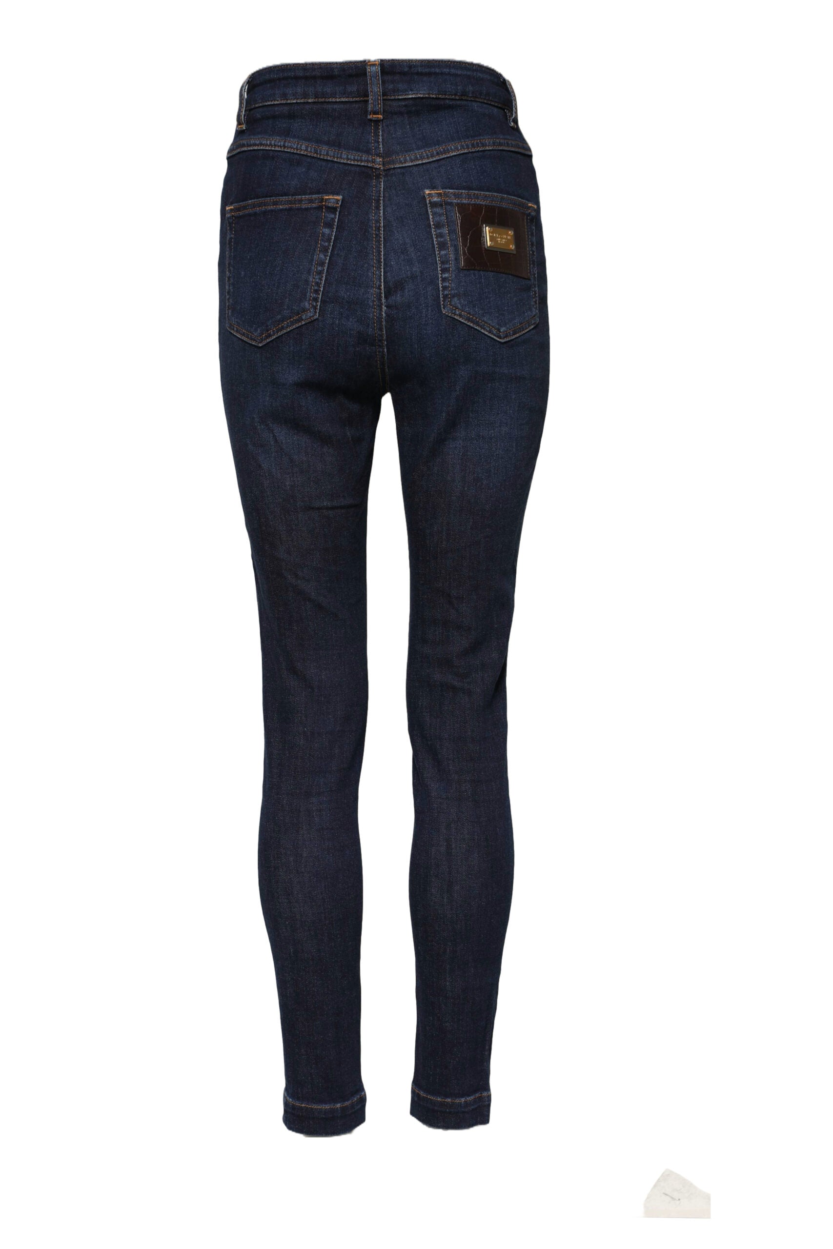 Dolce & Gabbana Blaue GRACE High Waist Skinny Denim Jeans