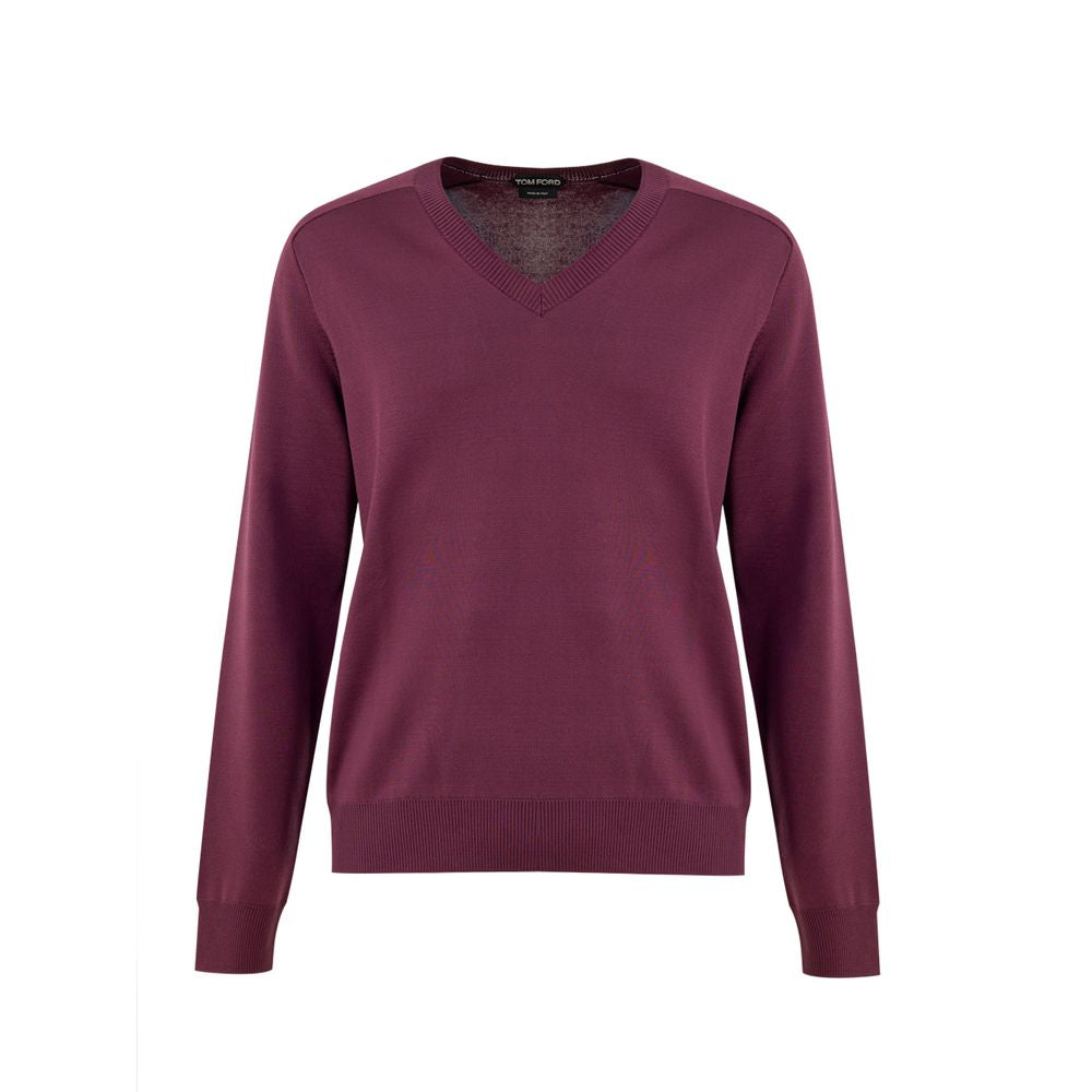 Tom Ford Lila Seidenpullover