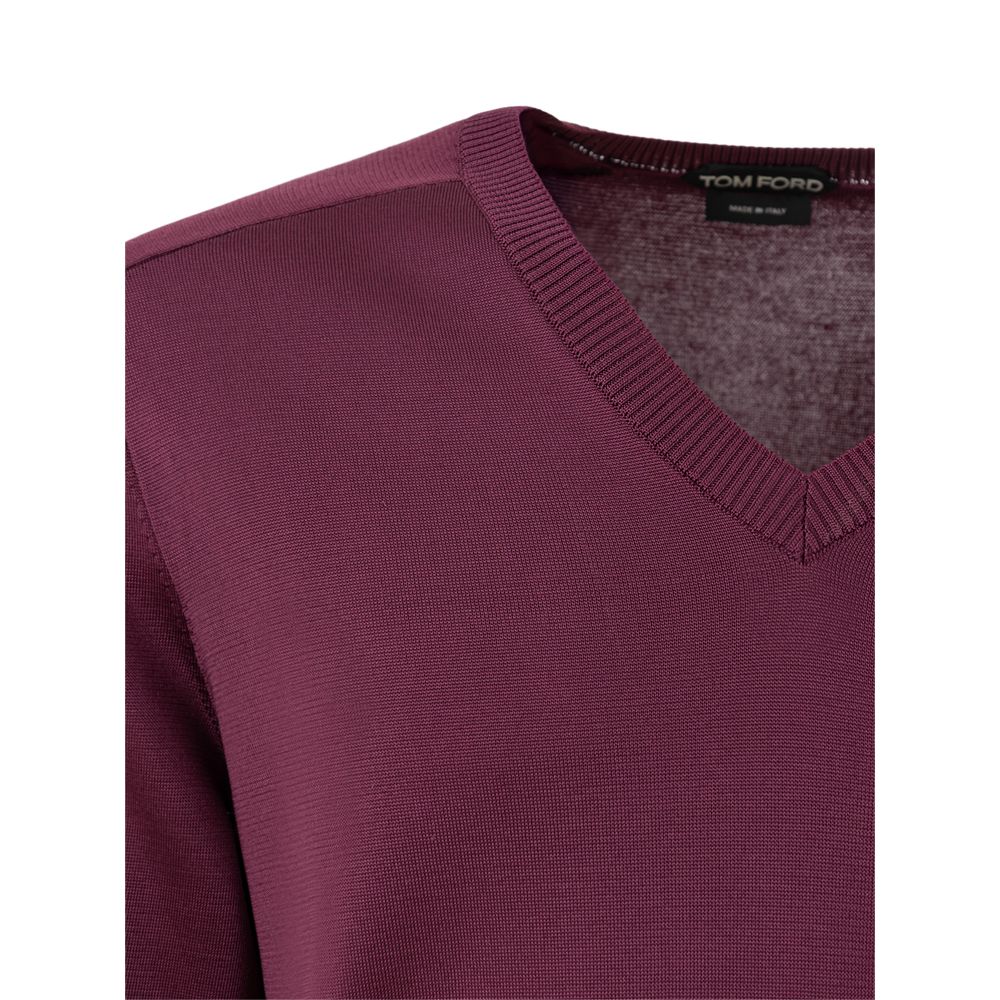 Tom Ford Lila Seidenpullover