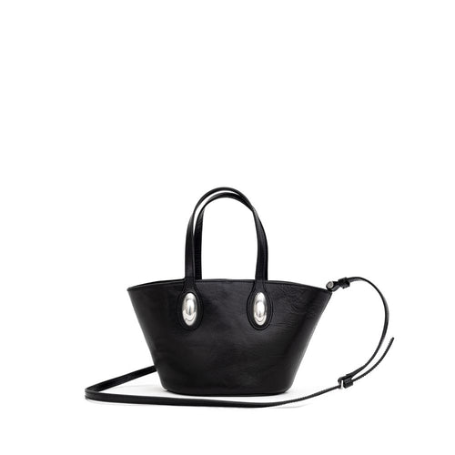 Alexander Wang Schwarze Leder-Umhängetasche