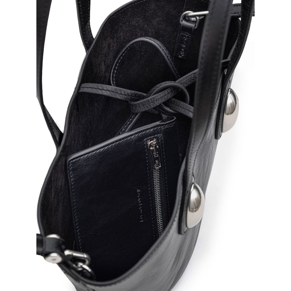 Alexander Wang Schwarze Leder-Umhängetasche