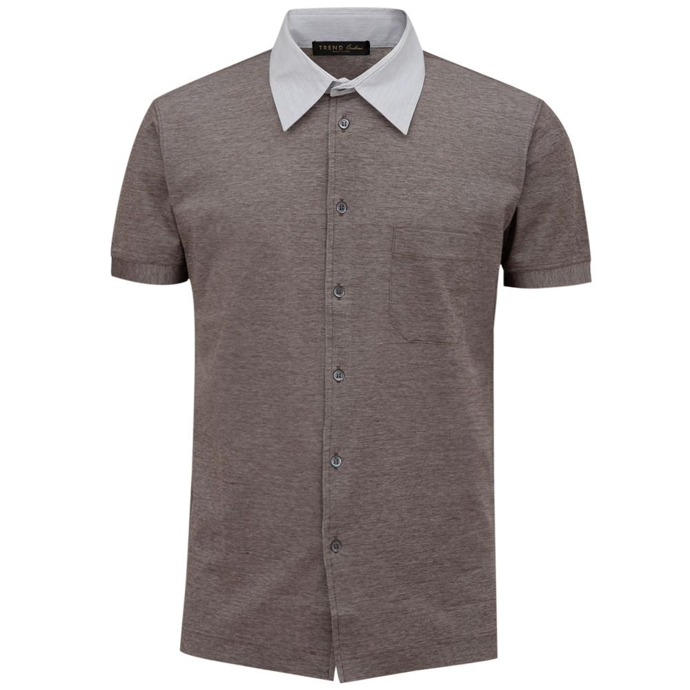 Corneliani Zweifarbiges Baumwoll-Poloshirt