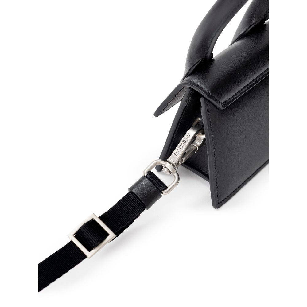 Jacquemus Schwarze Lederhandtasche
