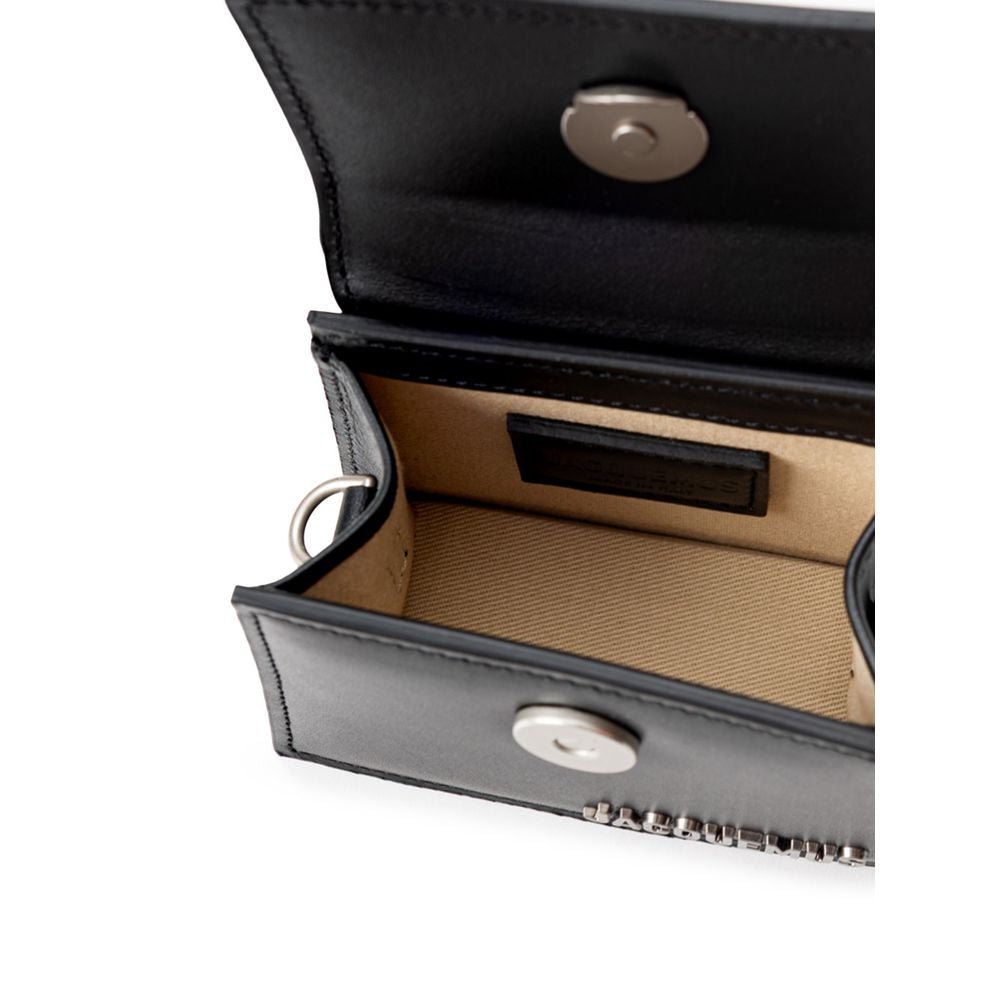 Jacquemus Schwarze Lederhandtasche