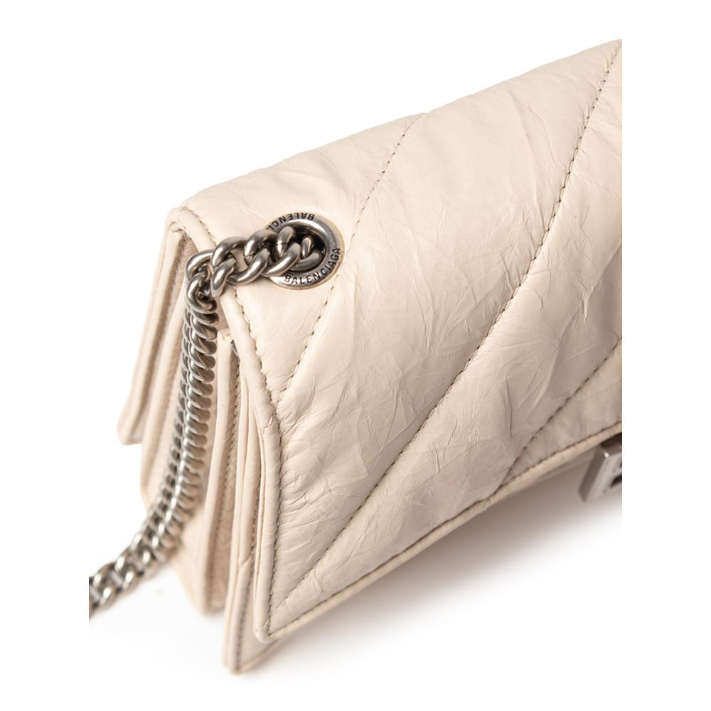 Balenciaga Beige Leder Umhängetasche