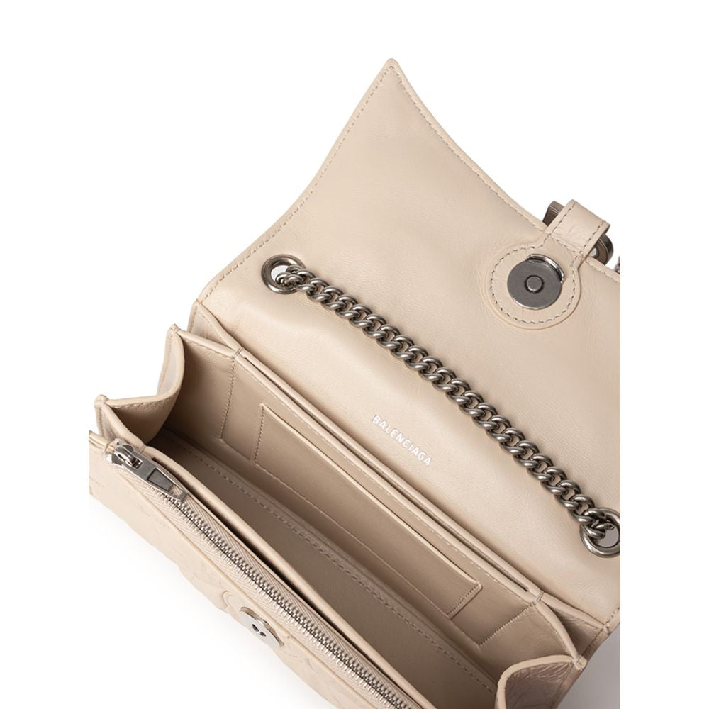 Balenciaga Beige Leder Umhängetasche