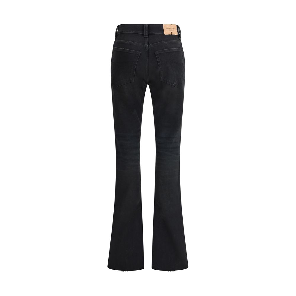 Balenciaga Schlanke Bootcut-Jeans