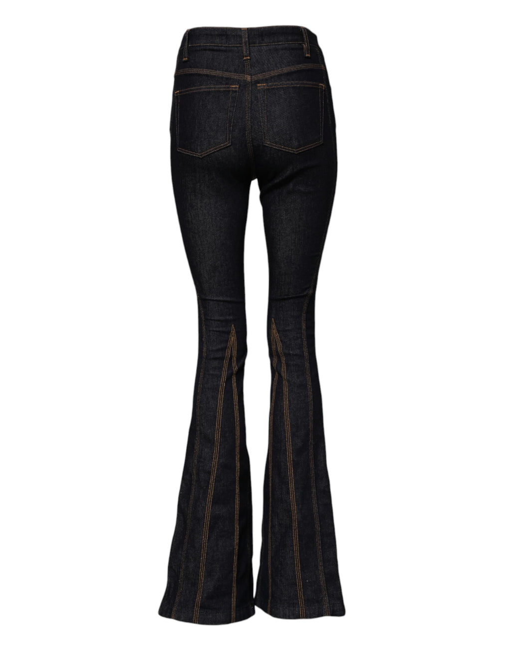 Dolce & Gabbana Zwarte Katoenen Mid Waist Bootcut Denim Jeans