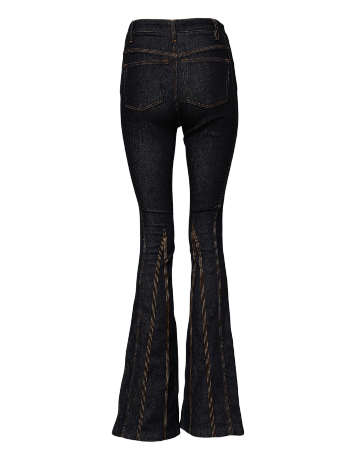 Dolce & Gabbana Zwarte Katoenen Mid Waist Bootcut Denim Jeans
