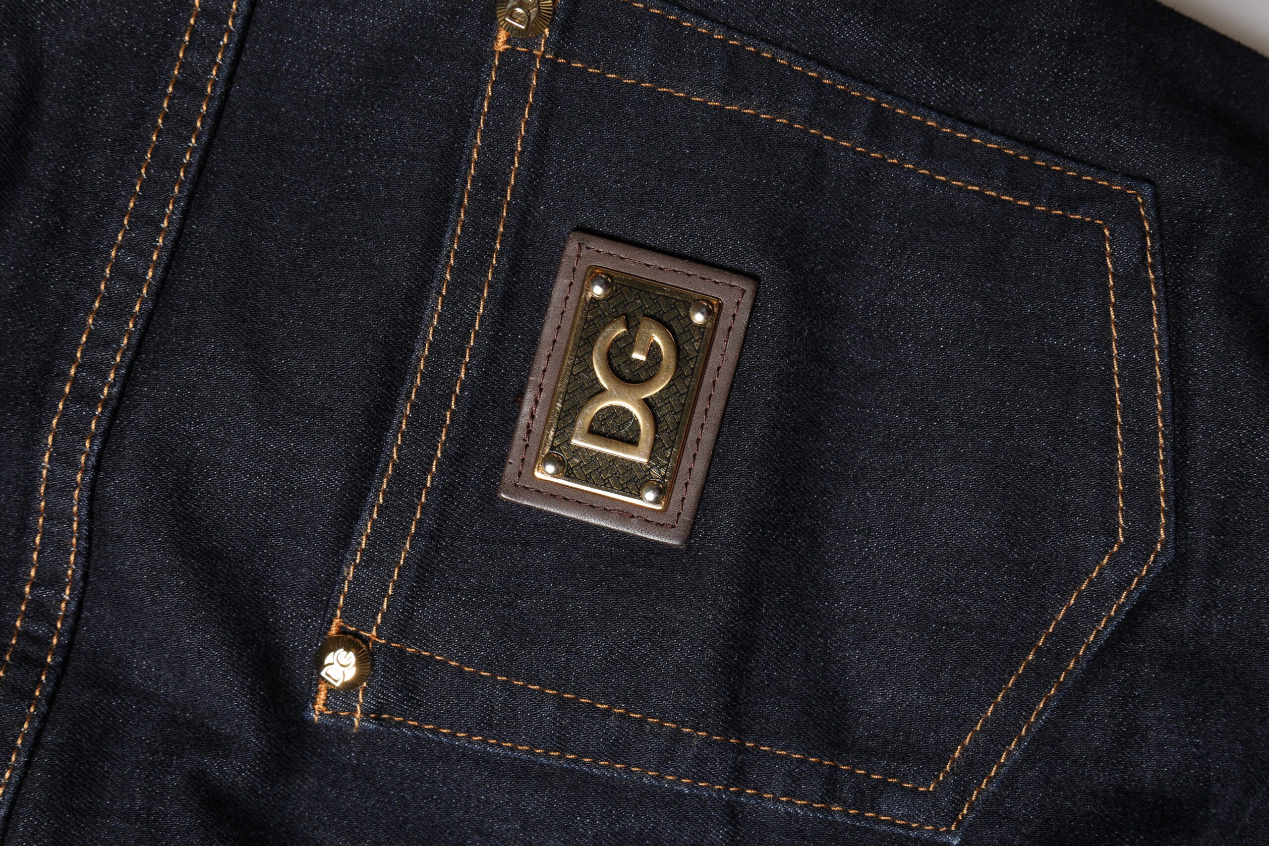 Dolce & Gabbana Blaue Baumwolle PRETTY LowWaist Skinny Denim Jeans