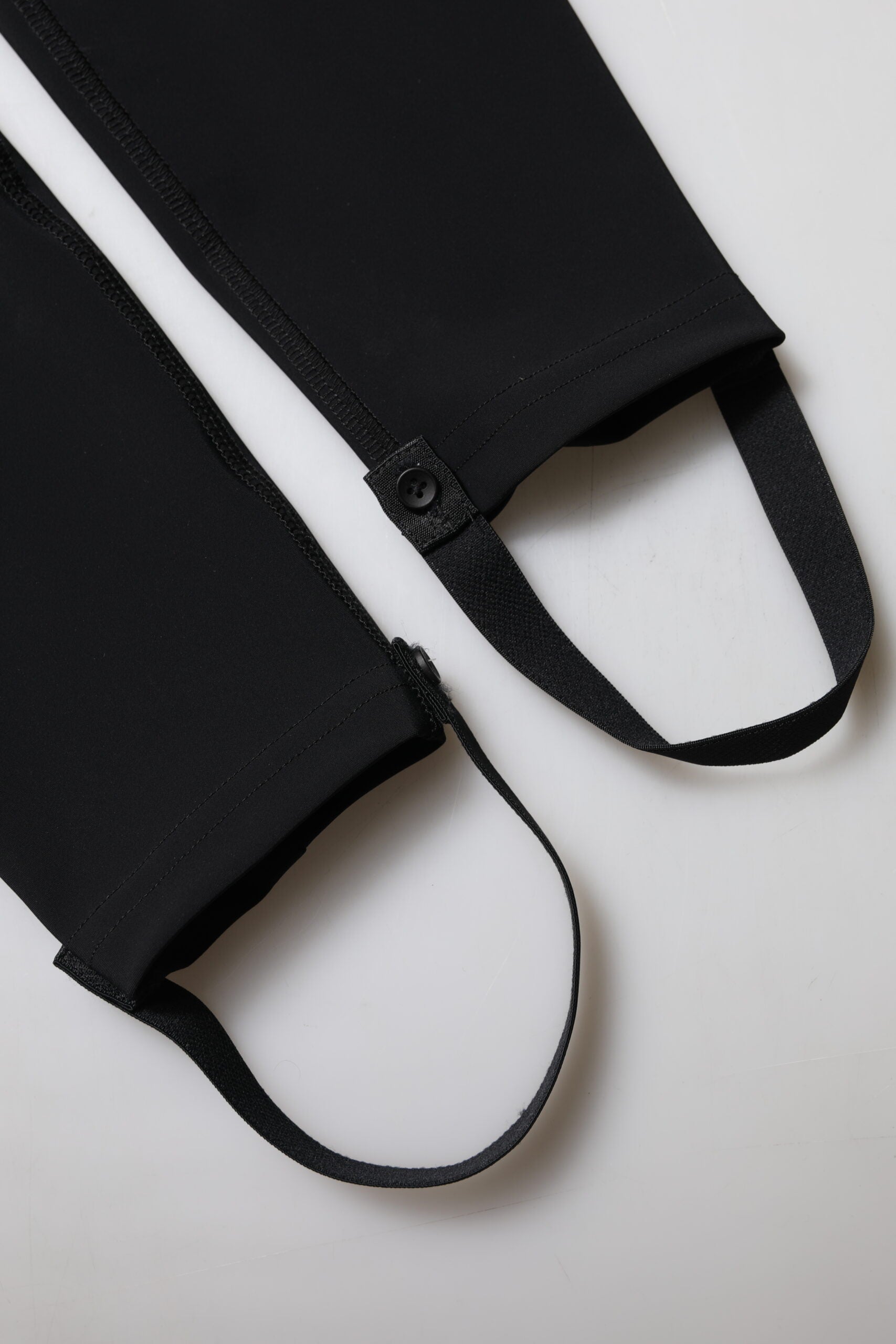 Dolce & Gabbana Schwarze hoch taillierte Leggings-Hose